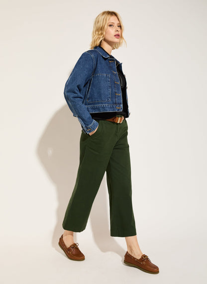 Brielle  Organic Cotton Wide Leg Trousers