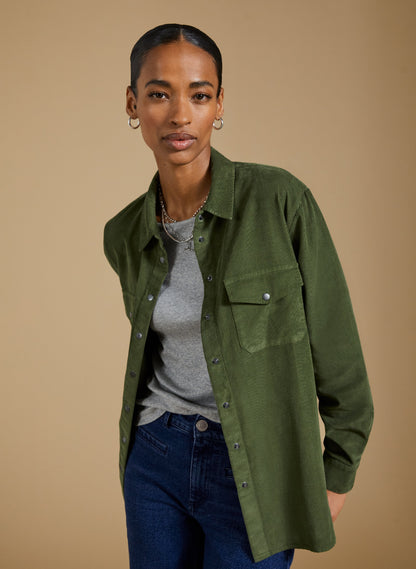 Beata Organic Corduroy Relaxed Shirt