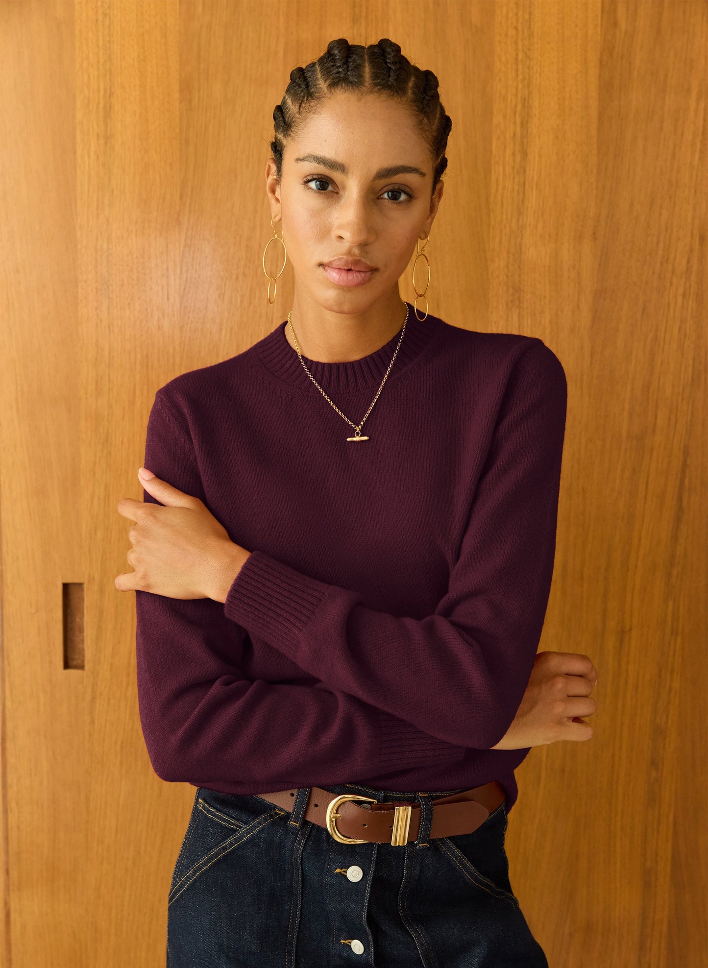 Zucca Wool Blend Crew Neck Jumper