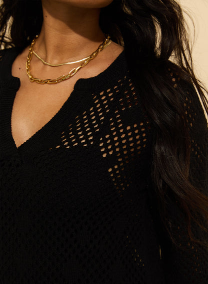 Anette Blended Ecotec Crochet Dress