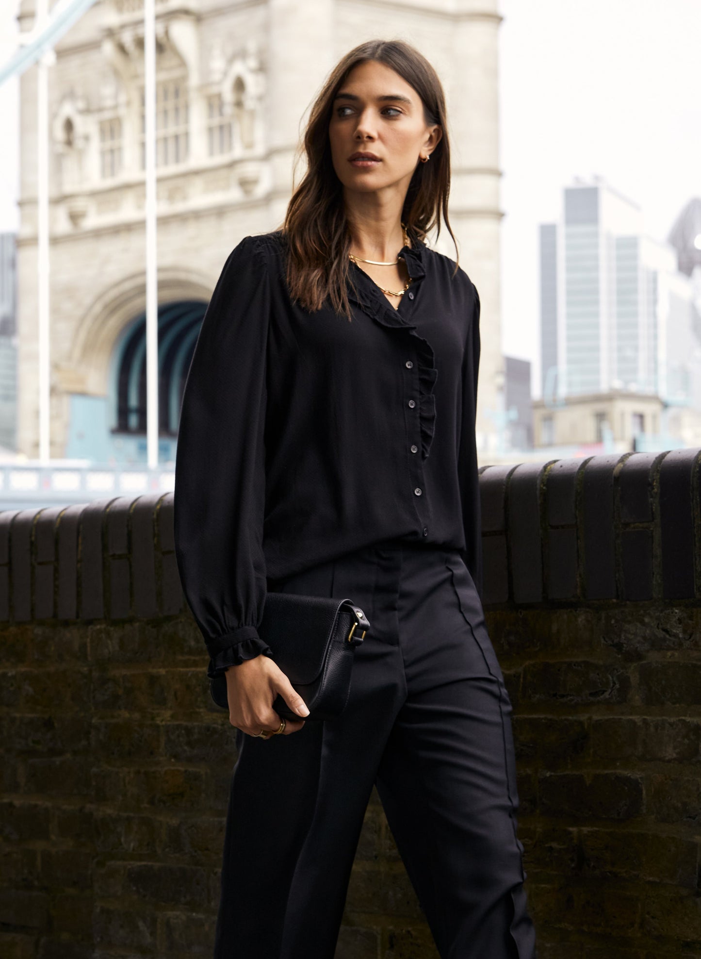 Roxy Sheer Pintuck Blouse