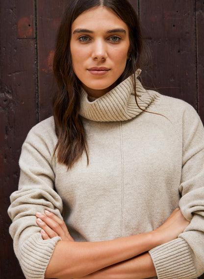 Asher Wool Blend Turtleneck Jumper