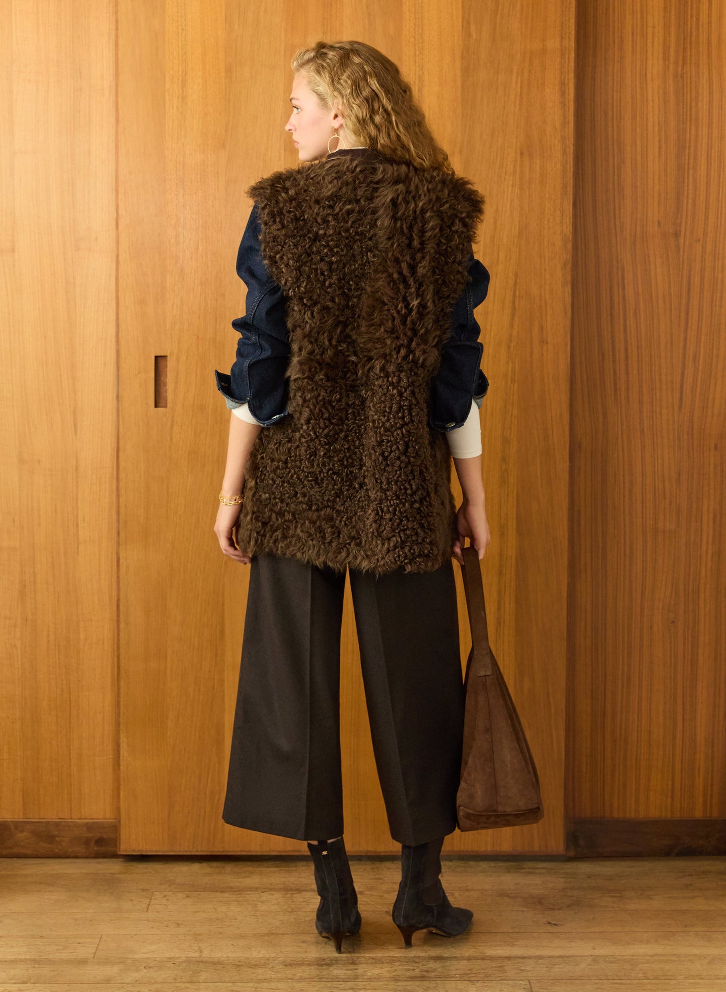 Ardi Shearling Gilet Vest