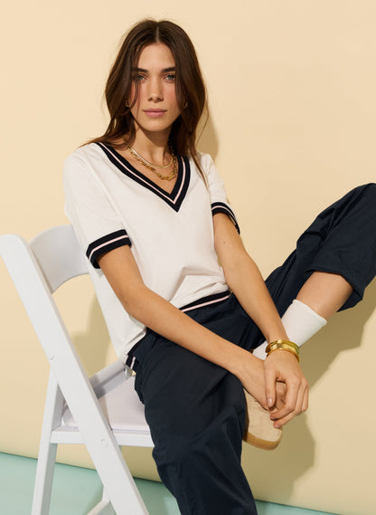 Hal Organic V-Neck Tee