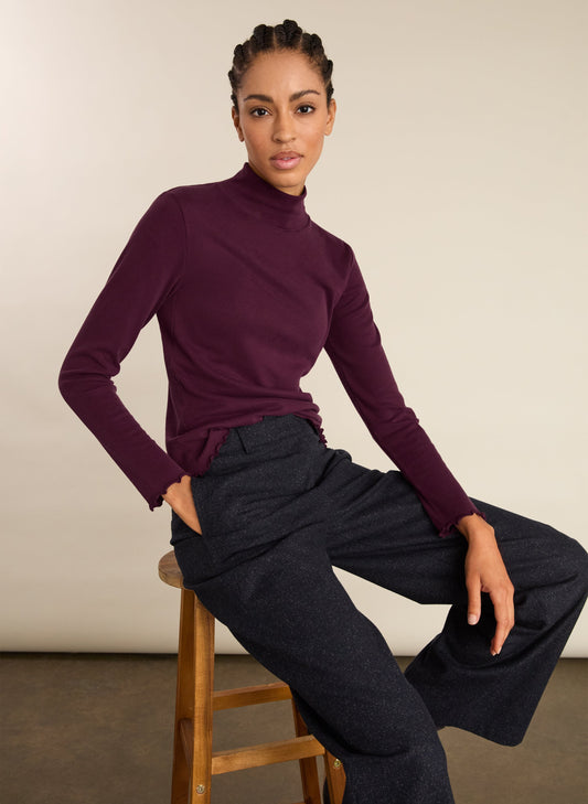 Paige Luxe Turtleneck Top