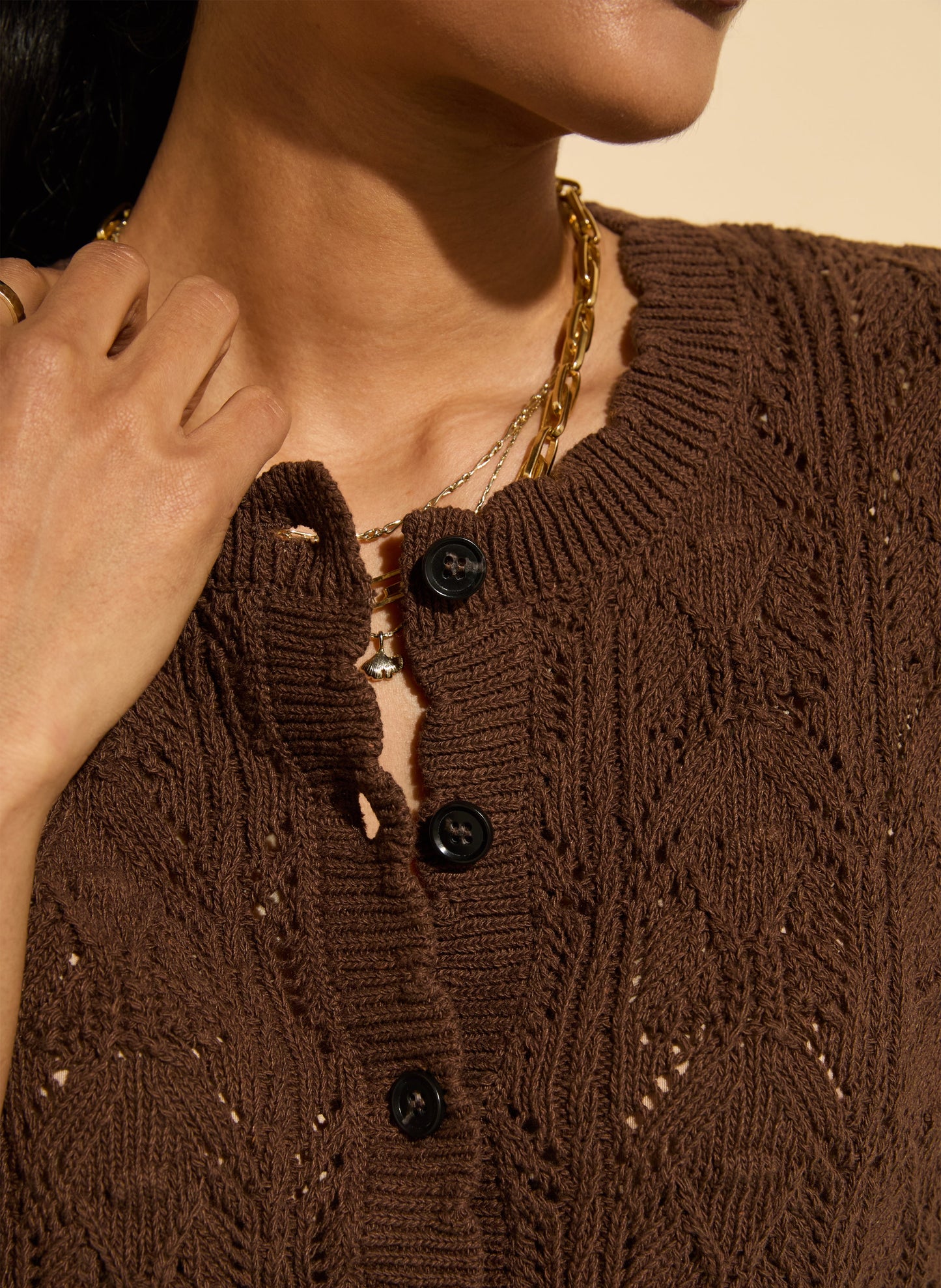 Celestia  Ecotec Crochet Cardigan