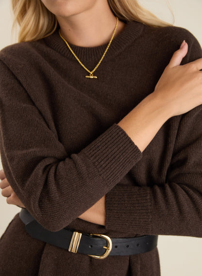 Alison Wool Blend Knitted Dress