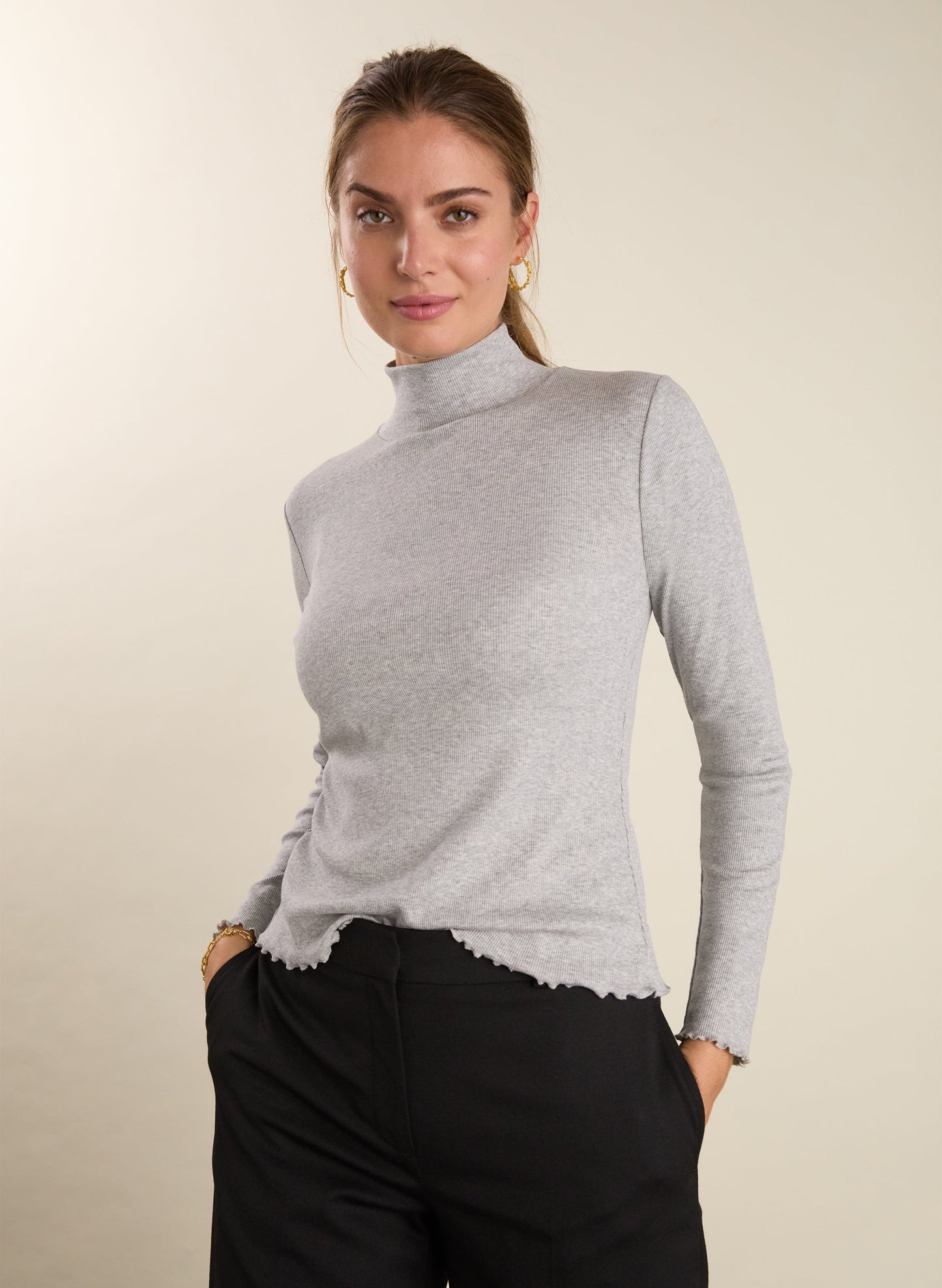 Paige Luxe Turtleneck Top