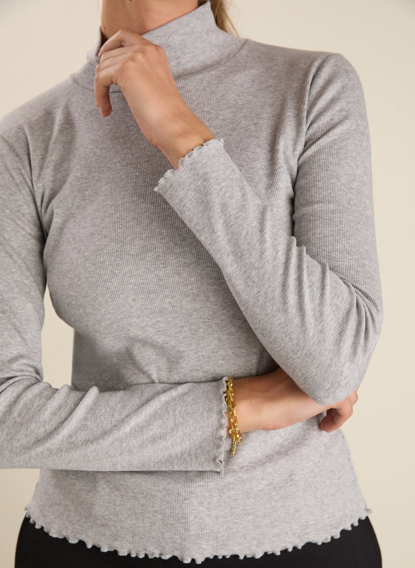 Paige Luxe Turtleneck Top