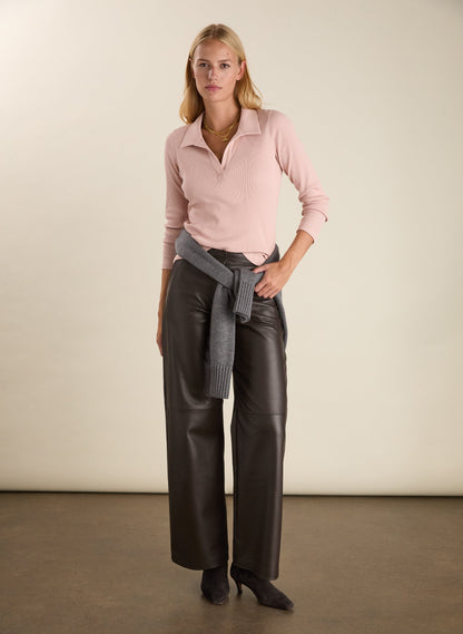 Fern Organic Cotton Collar Top