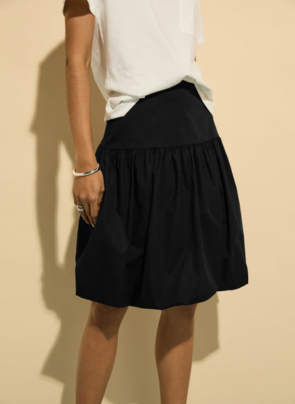 Saffy Organic Cotton Puffball Skirt