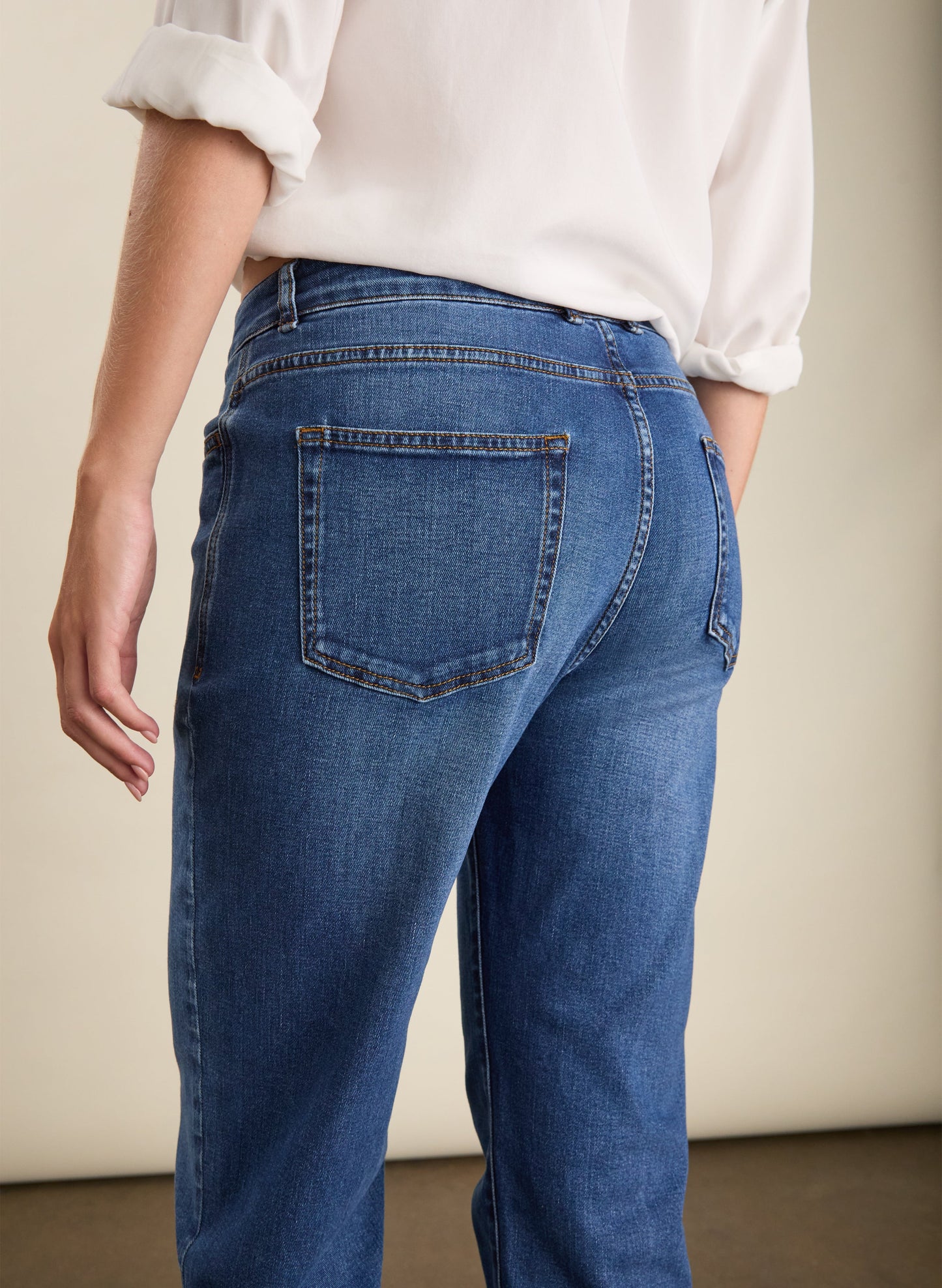 Eda Organic Cotton Stretch Boyfriend Jeans