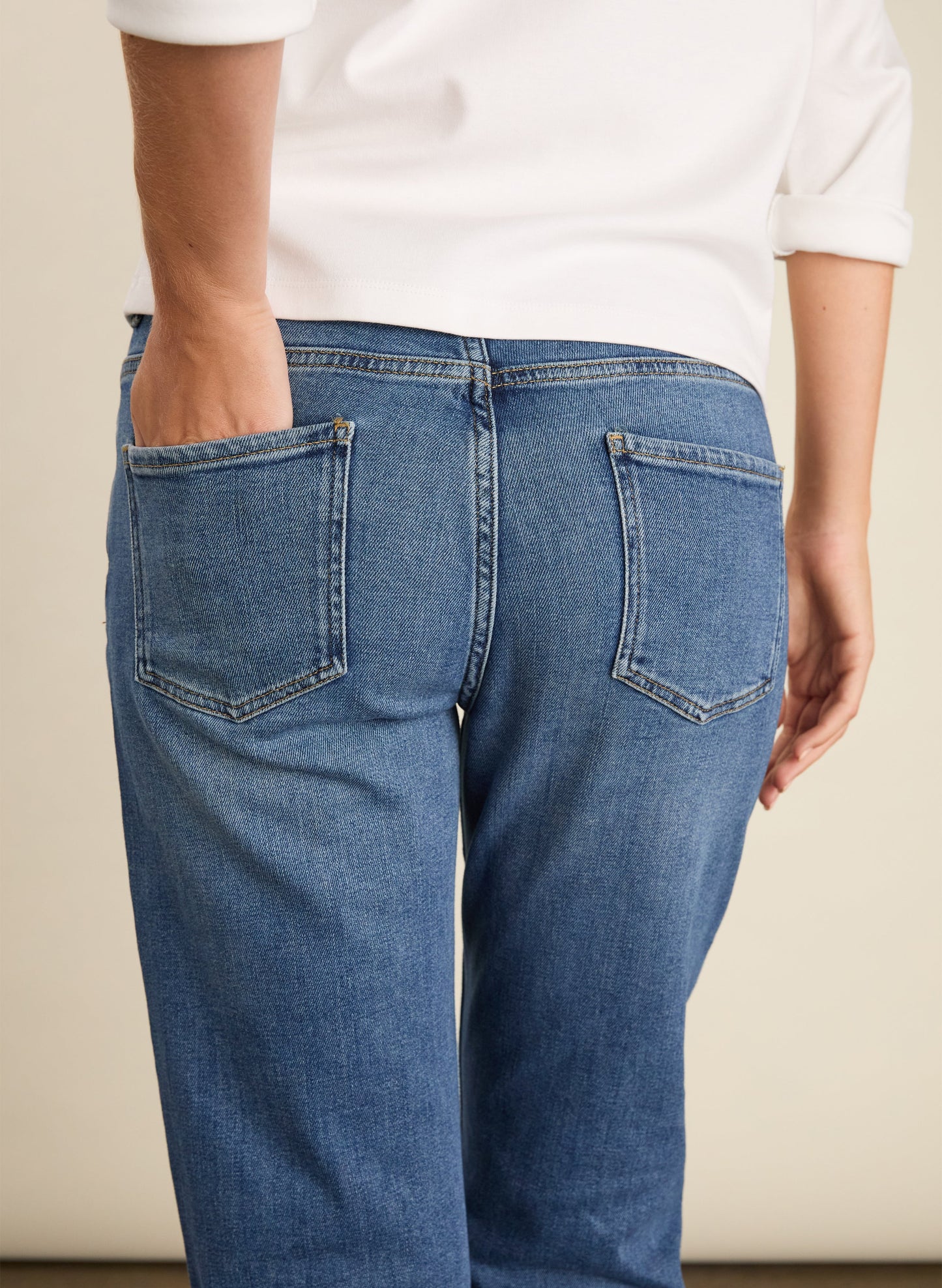 Zenna Organic Cotton Stretch Straight Leg Jeans