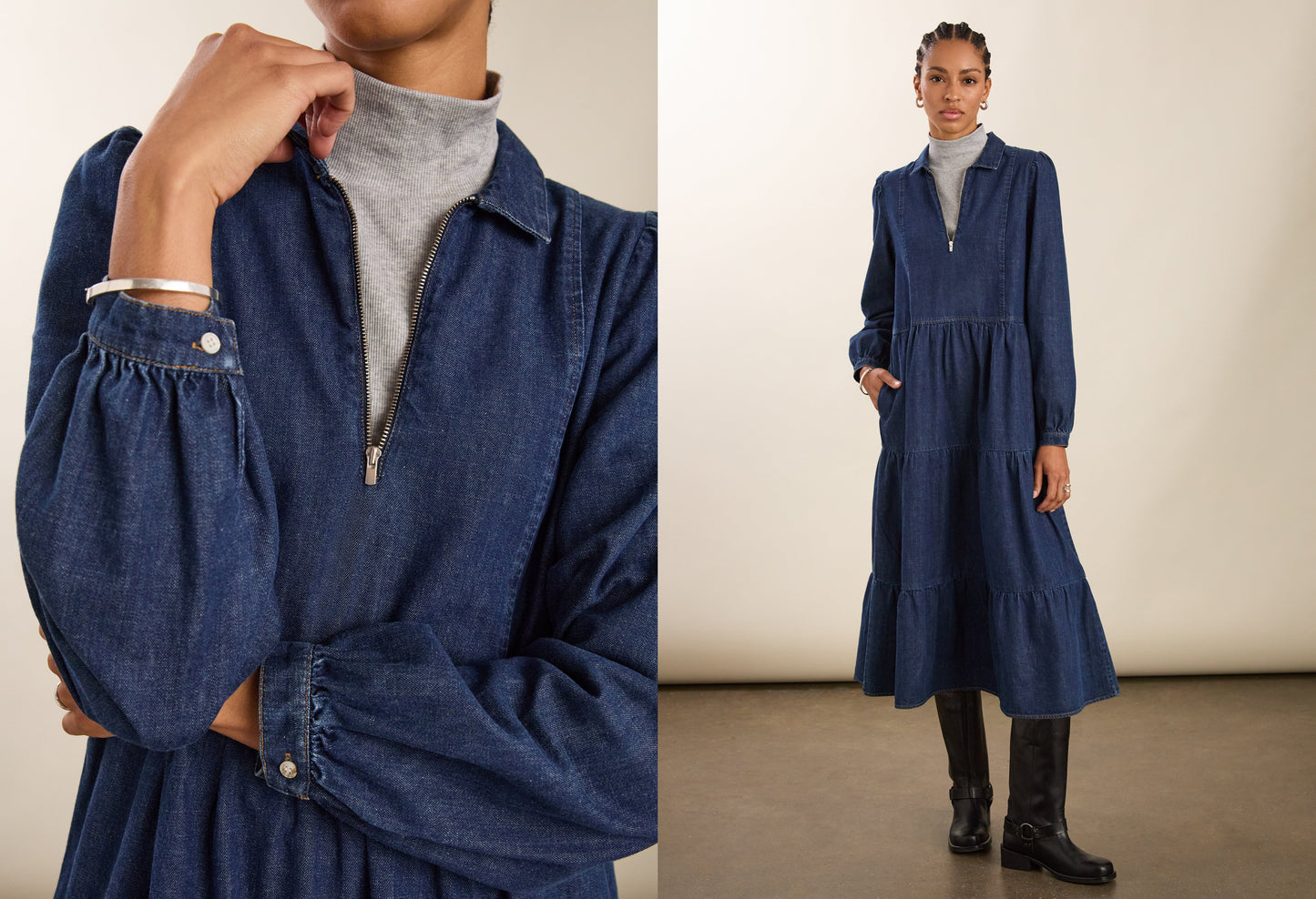 Cody Denim Midi Dress