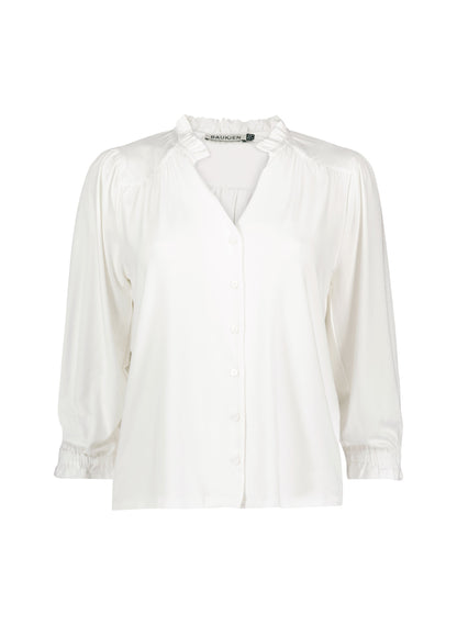 Annie Ruffle Collar Blouse