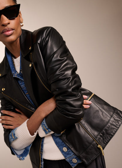Kara Leather Jacket to Rent