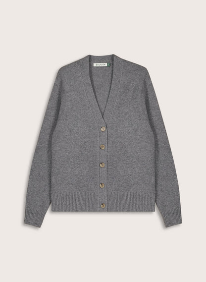 Celine V-neck Wool Blend Cardigan