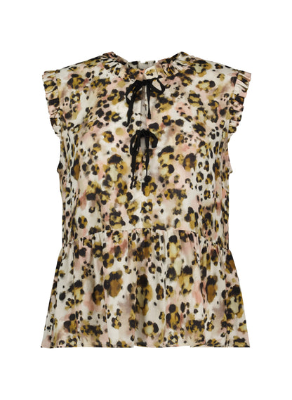 Nicole Printed Sleeveless Blouse
