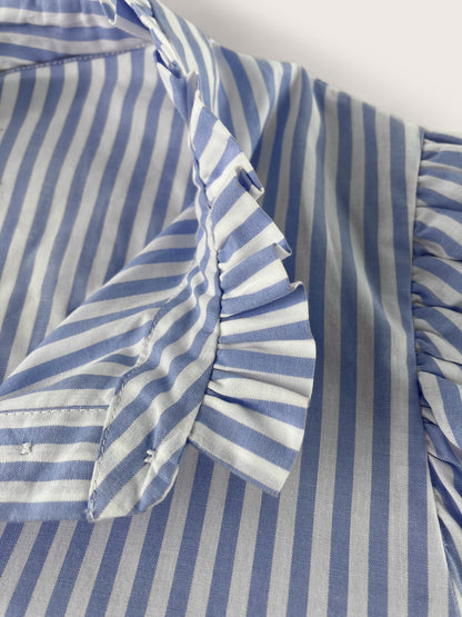 Debbie Organic Cotton Stripe Blouse