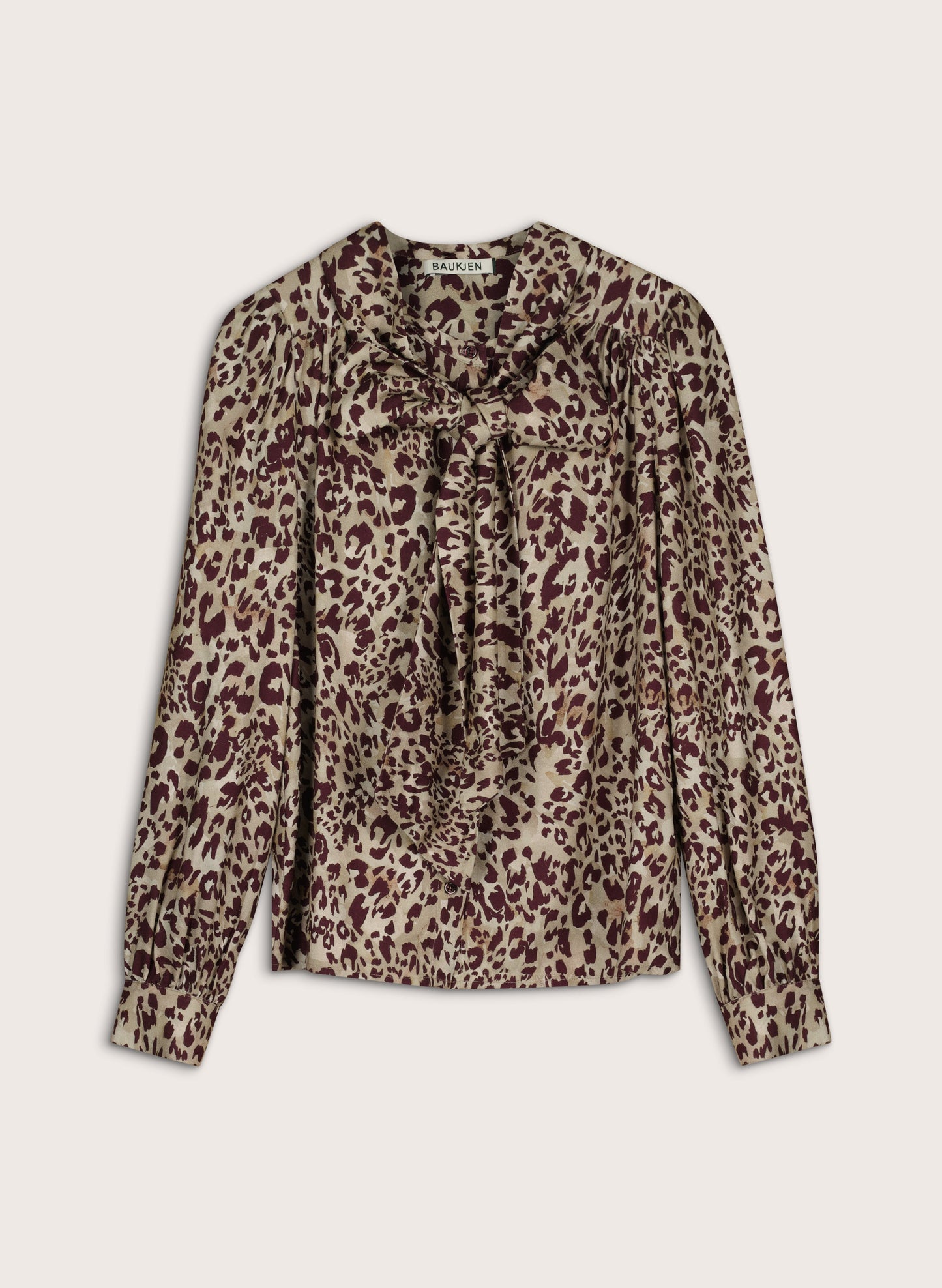 Ischia Printed Bow Neck Blouse