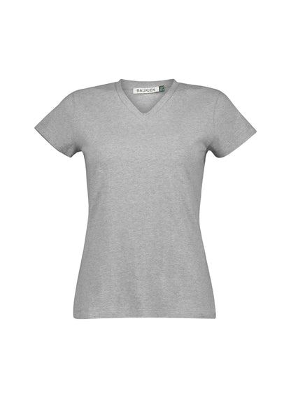 Kiana Organic Cotton V-Neck Slim Tee