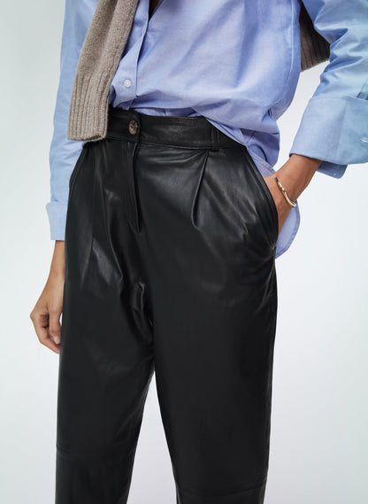 Faiza Leather Trouser 