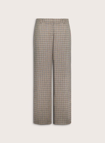 Gwynnie Wool Blend Wide Leg Trousers