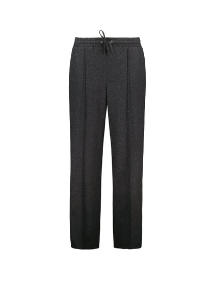 Fera Wool Blend Wide Leg Trousers